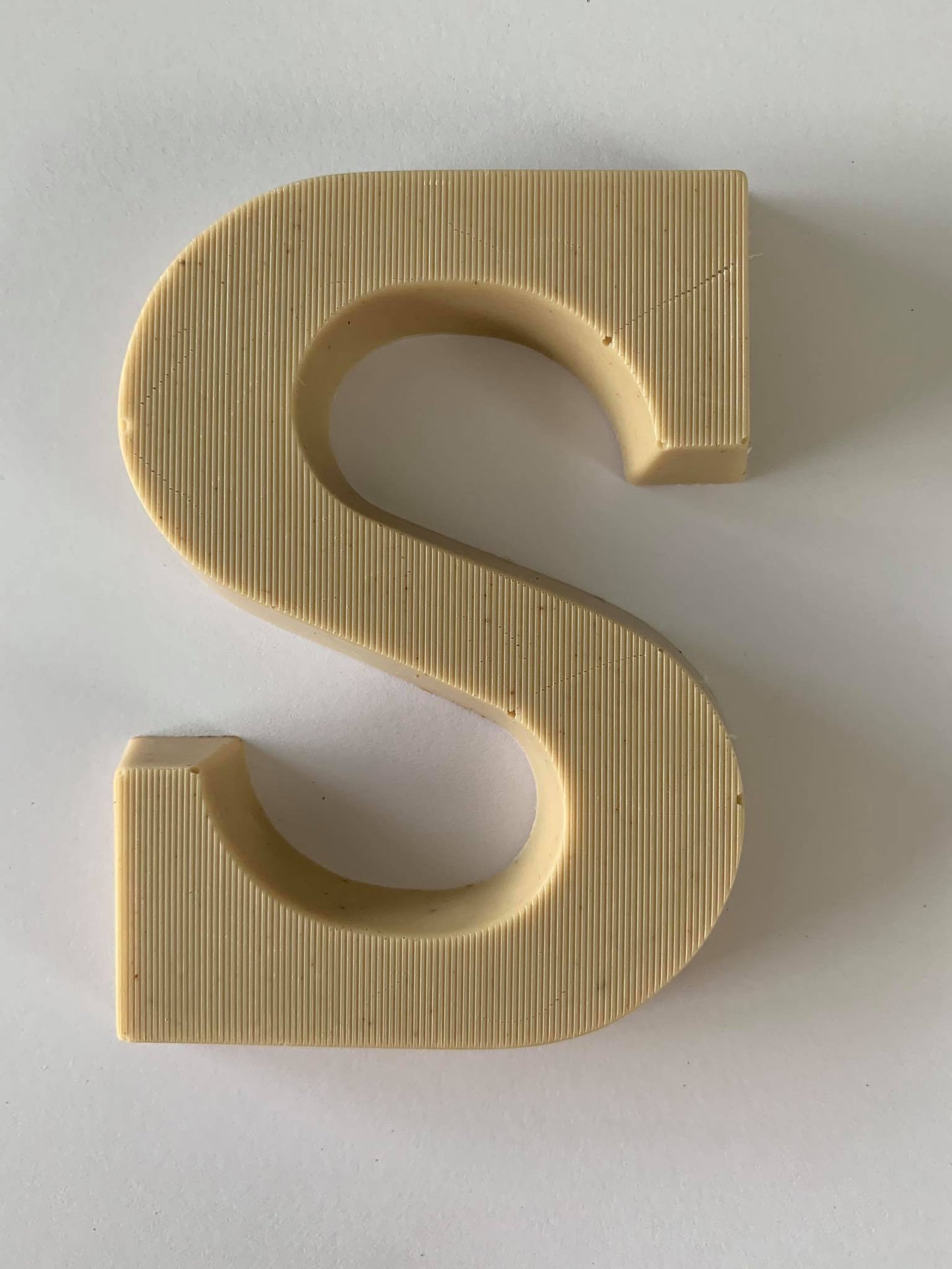 NEW!  Letter S White Rice
