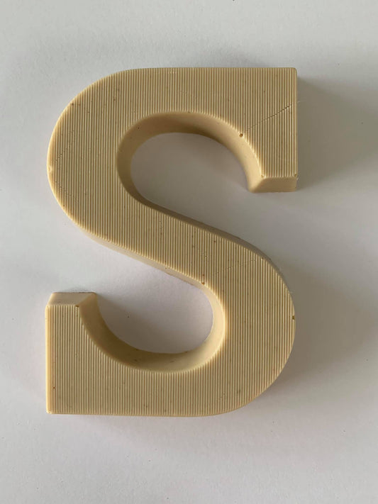 NEW!  Letter S White Rice