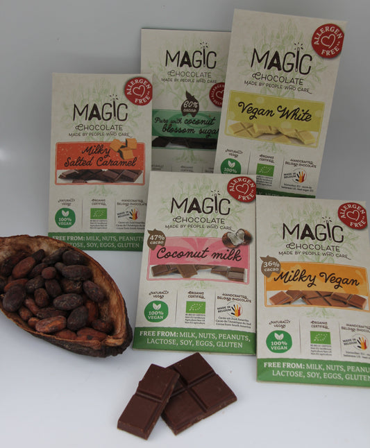 Zachte vegan chocolade