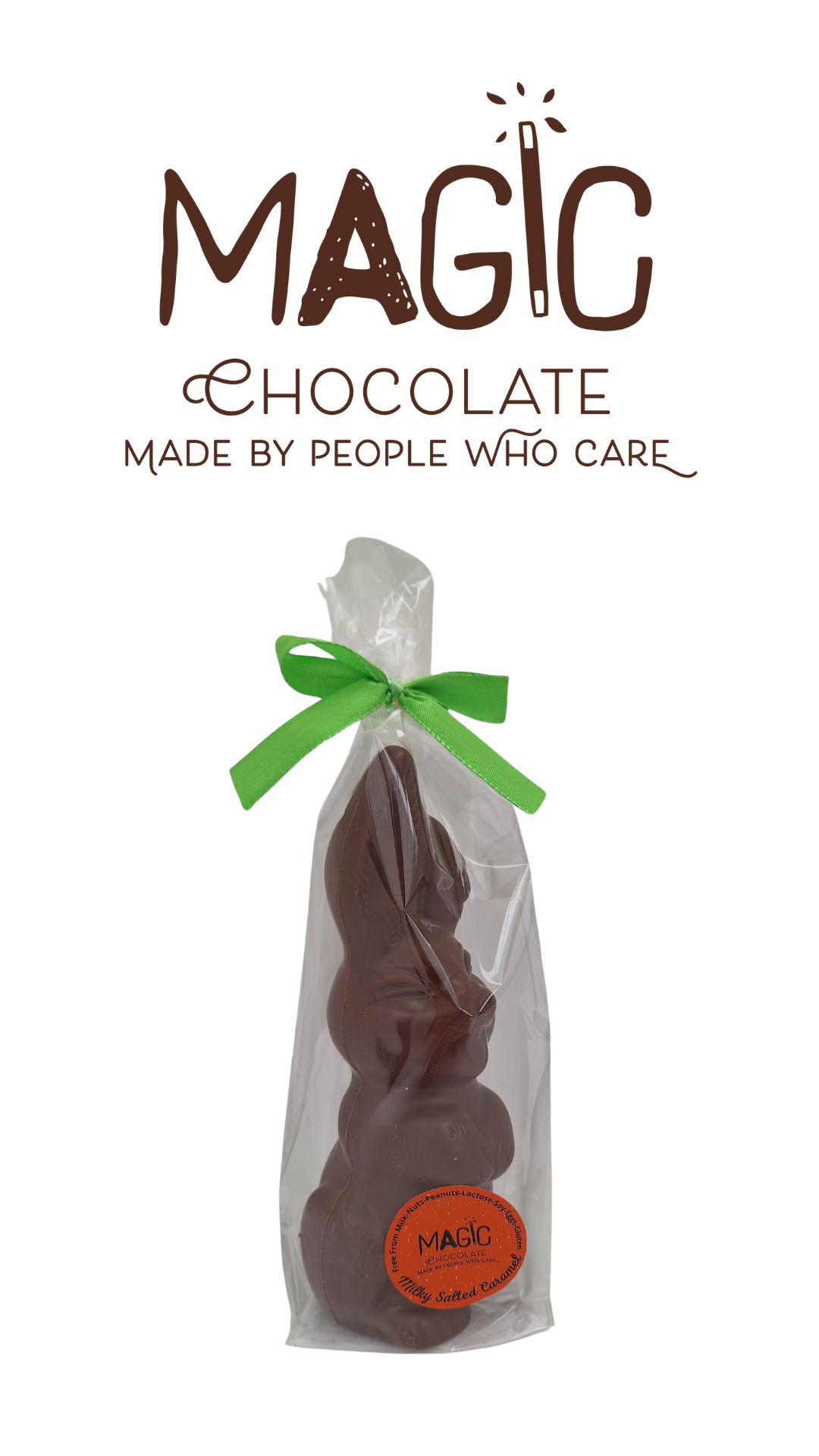 Lapin de Pâques au caramel salé